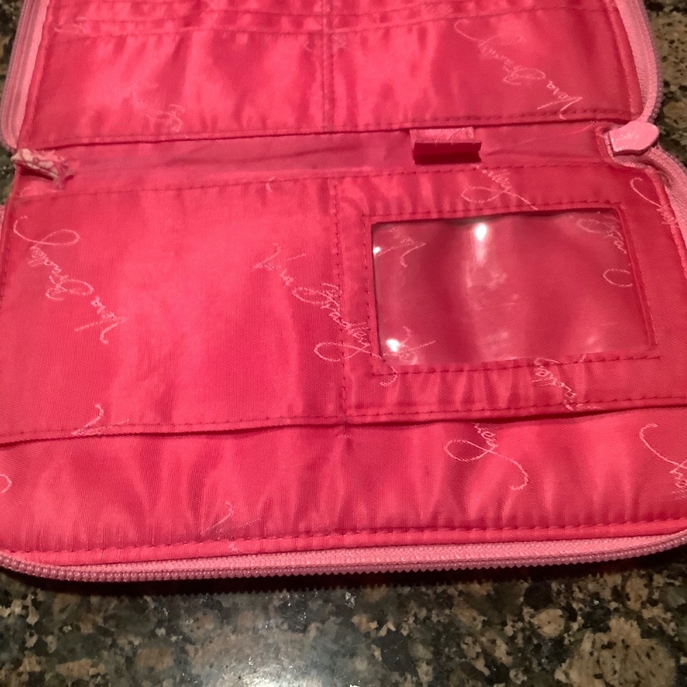VERA BRADLEY WRISTLET WALLET PINK - Picture 6 of 8